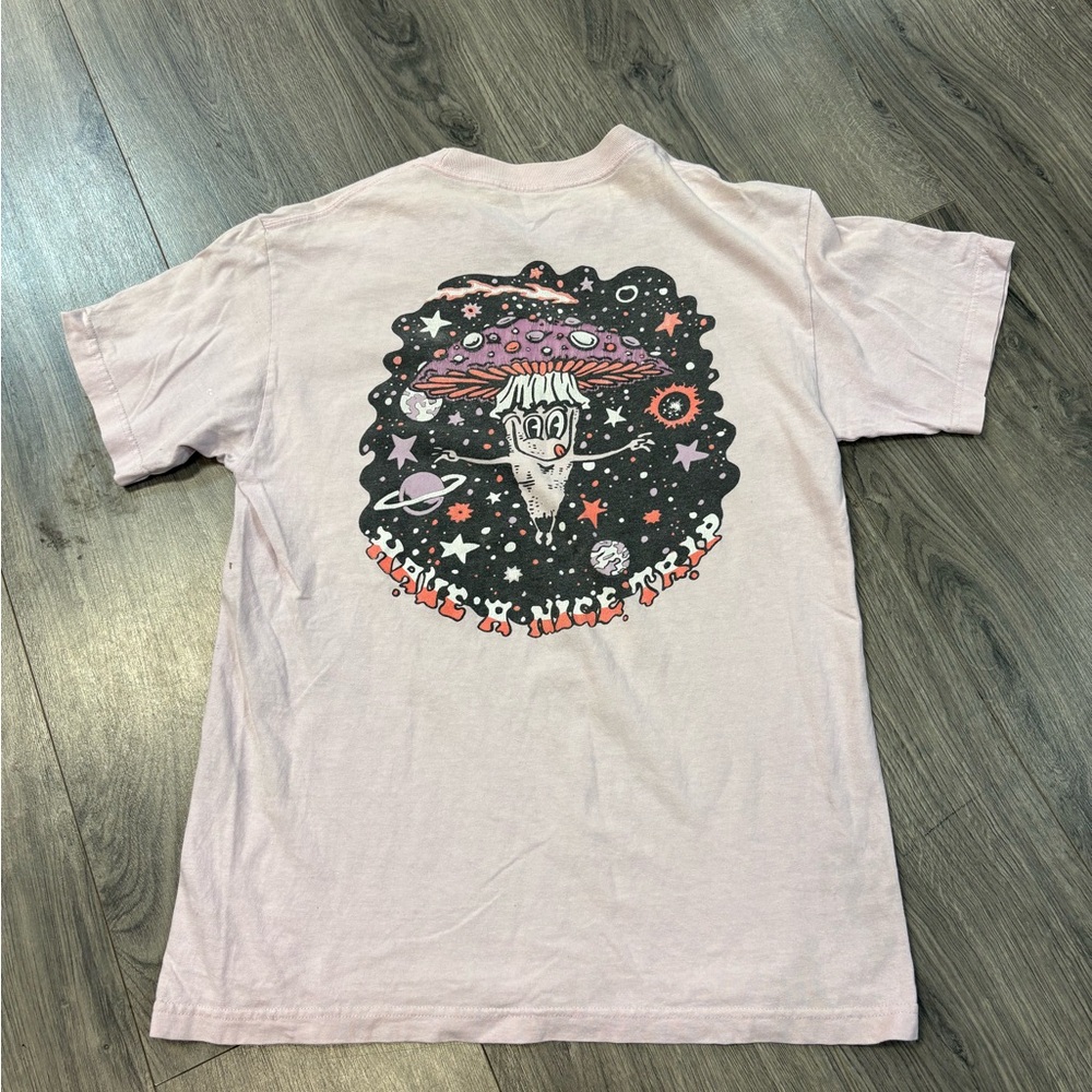 Pink Graphic Short Sleeve Tee